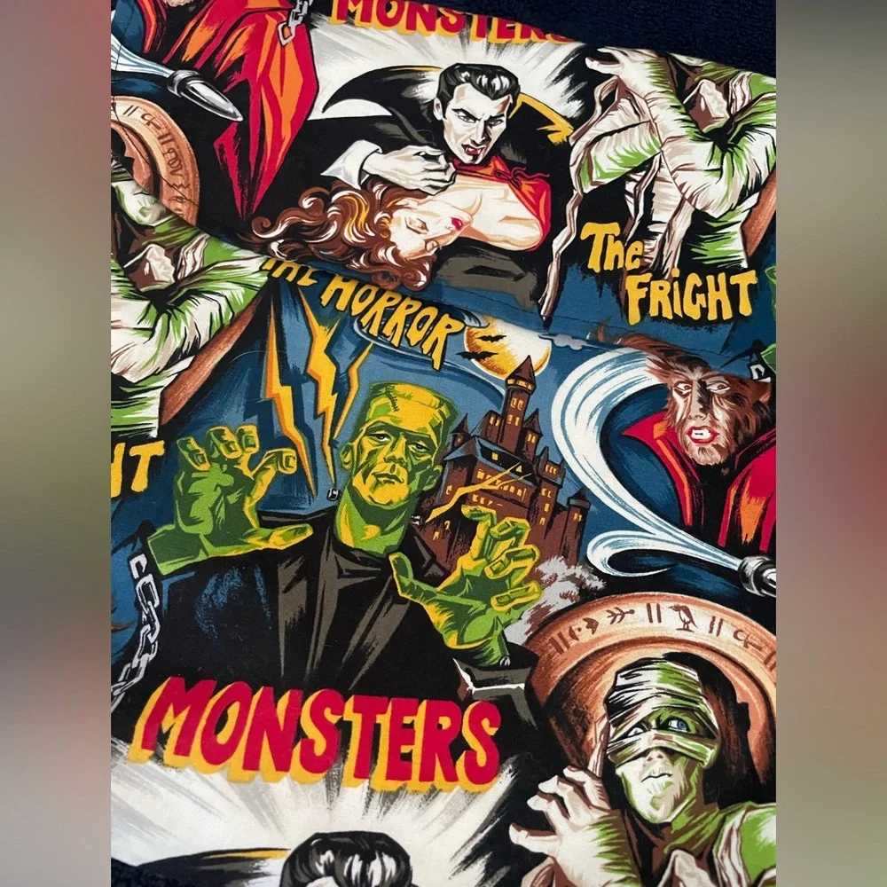 Monsters Cloth Canvas Over the Shoulder Bag - Picture 4 of 16